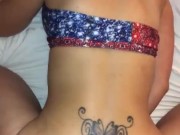  Smh I’m so surprised she can take this bbc doggy! Took this 9 inch girth horse cock like the champ  3/16