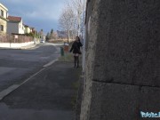 Public Agent Working Girl Sucks Hard on his Big Fat Cock 1/16