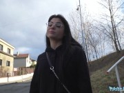 Public Agent Working Girl Sucks Hard on his Big Fat Cock 3/16