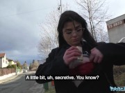 Public Agent Working Girl Sucks Hard on his Big Fat Cock 4/16