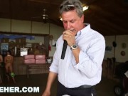 HAZEHER - College Lesbian Carpet Munchers Engaging In Depraved Initiation Behavior 9/16