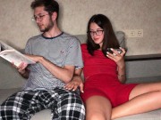 Step Sister Put My Hand On Her Pussy! I Didn't Know She Was Turn On By Joint Handjob! Orgasm 3/16