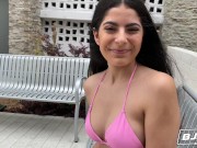 BJRAW Shy teen Angel Gostosa shows off her oral skills with this big dick 2/16