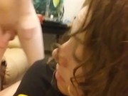 Heather Kane in Cat Mask taken by Surprise as Her Pussy is Overflowing with CUM ! 14/16