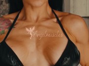 He has a fetish for muscular women (WATCH THE FULL VIDEO ON MY OF VIP) 15/16