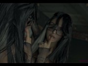 Sanktor - Inked Skinny Girl Teasing and Dancing Naked 1/16