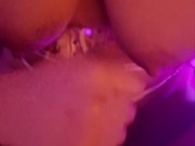 Blasian Egirl Slut gets Nipple Play Throat Fucked and Creampied in Gamer Chair 4/16