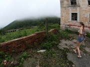 Walk around the horrible buildings with my sexy bbe 3/16