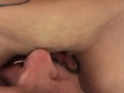 Eat that WAP (wet ass pussy) squirt in his mouth 7/16