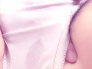 濡れ染みパンティのスジがくっきり♡クリトリス弄って喘ぎながらイク剛毛素人♡【個人撮影】 4/16