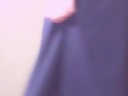 クリトリスにローターを当てて10分スクワット♡あぁッ!もぉムリぃ....ぽっちゃり素人【個人撮影】 3/16