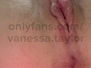 Brunette Teen slut dripping cum fingering herself 16/16