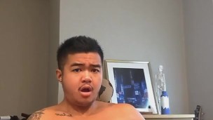 FTM starts the day with a massage gun quickie