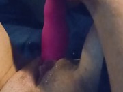 Up close playing with juicy pussy next to boyfriend 2/16