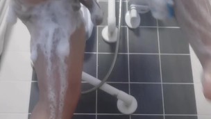Soapy shower play