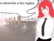 Makima te necesita en la oficina. Audio JOI hentai.