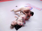 Sex Fighting As Kaiia Eve Wrestles Bently Lane Having Her Pussy Eaten And Plowed Hardcore 5/16