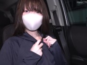 【素人】透明感抜群の色白美少女が初めてのカーSEXで露出興奮絶頂♡車で生ハメガチ逝き 素人カップル/美少女/色白美乳/手コキ/フル動画(27分)/일본여대생과질내사정섹스 2/16