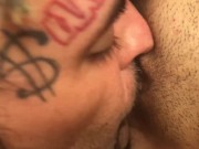 Chyna Whyte and Rich Dollars eating Pussy Asian Latina Puerto Rican Cuban small tits tattoos 2/16