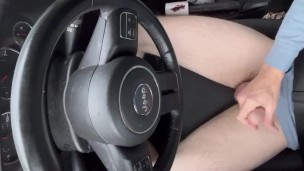 Touching myself while driving