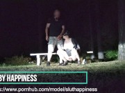 She was so THIRSTY that she WANT TO DRINK MY PISS and CUM in PUBLIC 16/16