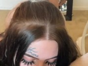 Teen sucking me until I cum in her mouth  3/16