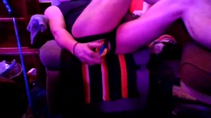 evening of cock ball ass play penis pump and dildo in ass