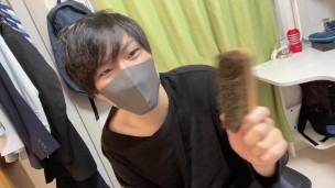 【チクニー】ブラシで乳首をいじめたらドライオーガズムしてしまいました♡　メスイキ　個人撮影　自撮り　オナニー　乳首イキ　女性向け　男性向け　ノンケ　ゲイ　japanesegay
