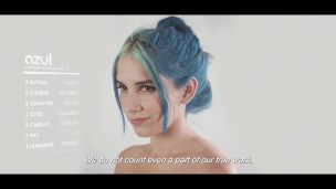 AZUL - una asistente virtual muy cachonda seduce a su dueño para que le rompa el culo - MIN GALILEA