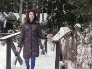 Cute but horny teen Lika masturbates virgin pussy 1/16