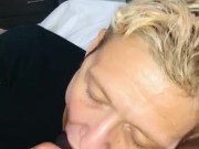 Sexy milf does her best to deep throat bbc! And sucking balls too! Lol shouted out her mom too! 6/16