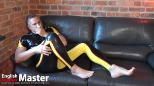 Cash Master in rubber tells you to huff and send money as a foot obsessed latex findom slave PREVIEW
