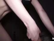 Gorgeous amateur cutie loves rough sex and choking on cum - MIRARI 3/16