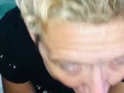   Sexy milf does her best to deep throat bbc! And sucking balls too! Dam she’s great! Pt2 13/16