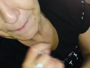   Sexy milf does her best to deep throat bbc! And sucking balls too! Dam she’s great! Pt2 8/16