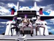 [MMD] CLC - Helicopter Ahri Akali Kaisa Seraphine Sexy Kpop Dance League of Legends KDA 12/16