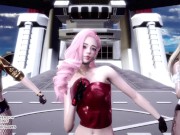 [MMD] CLC - Helicopter Ahri Akali Kaisa Seraphine Sexy Kpop Dance League of Legends KDA 15/16