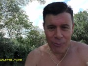 Super Fans Model Elena Vedem Threesome with Daddy & Stepson 1/16