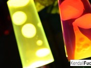 Kendall plays with her amazing tits 13/16