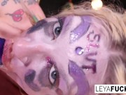 Leya takes her aggressions out on pussy 9/16