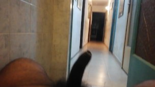 Small black dick enjoy handjob