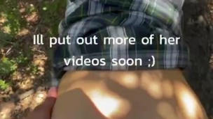 Step sis begging to be fucked on a hike