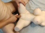 My Sex Doll-Fucking My Real Sex Doll Until-Sex Doll Fuck-Intense Orgasm 2/16