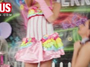 In this week's episode of Jerkaoke, Chloe Temple hosts as Sheena Ryder and Air Thugger fuck each other! 4/16