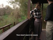 Petite horny teen fucked in public park - Almost caught! - Outdoor amateur sex 12/16