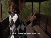 Petite horny teen fucked in public park - Almost caught! - Outdoor amateur sex 14/16