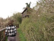 Petite horny teen fucked in public park - Almost caught! - Outdoor amateur sex 4/16