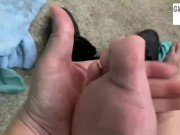 Green Socks and Sweaty Feet After Work (Feet Fetish) - Glimpseofme