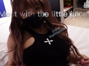 Room service in the hotel, Asian girl give perfect blow job and squirting 1/16