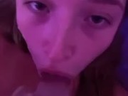 Hot brunette teen loves to slobber and choke on her toys 13/16